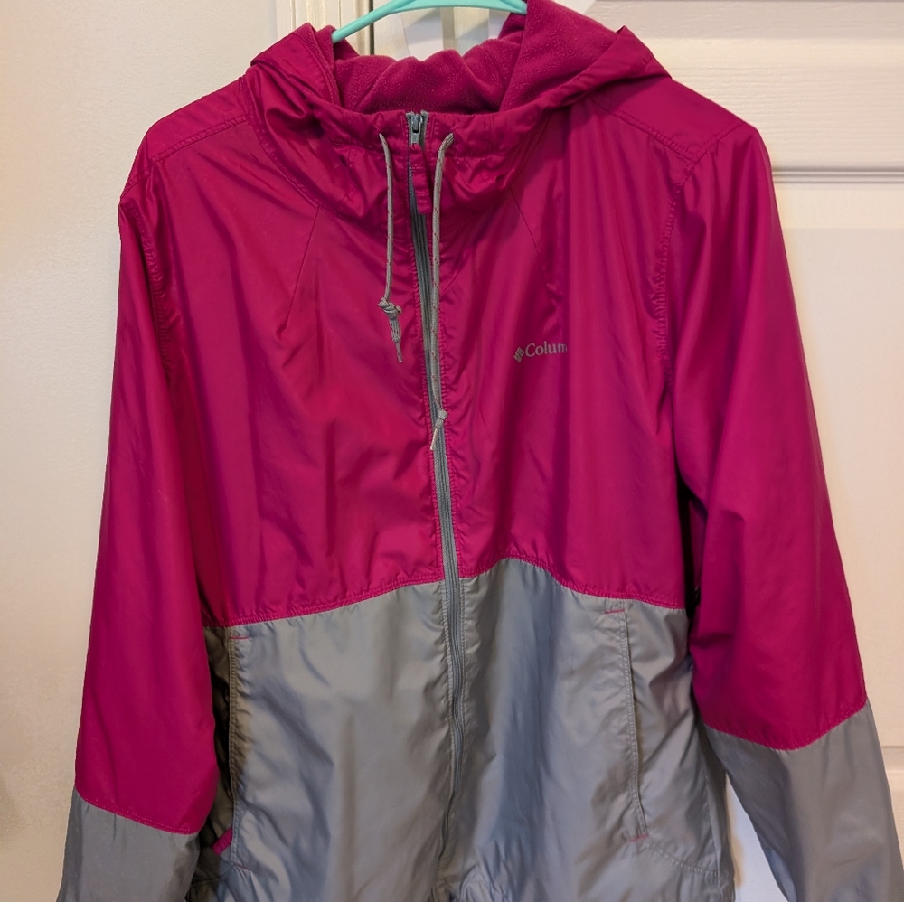 Columbia lined windbreaker